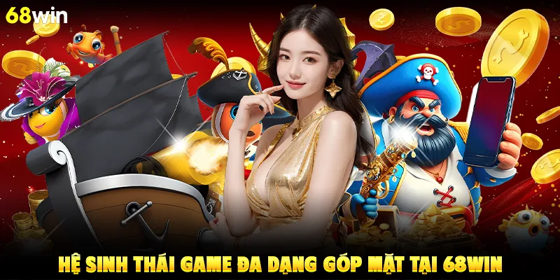Hệ sinh thái game đa dạng góp mặt tại 68win